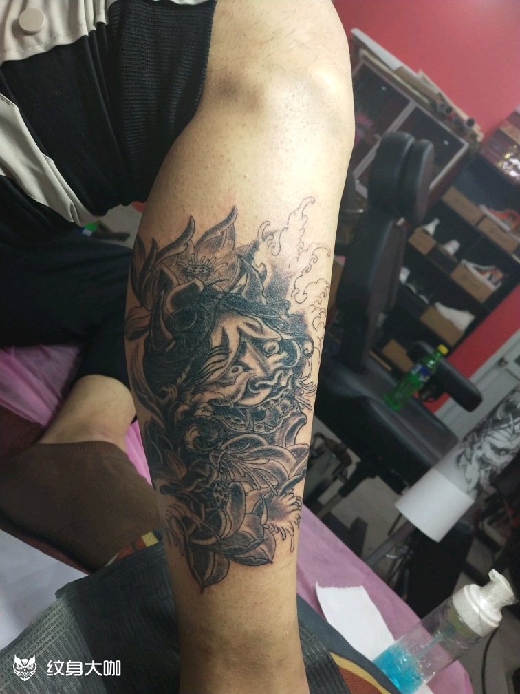 般若_纹身图案手稿图片_顶针的纹身作品集
