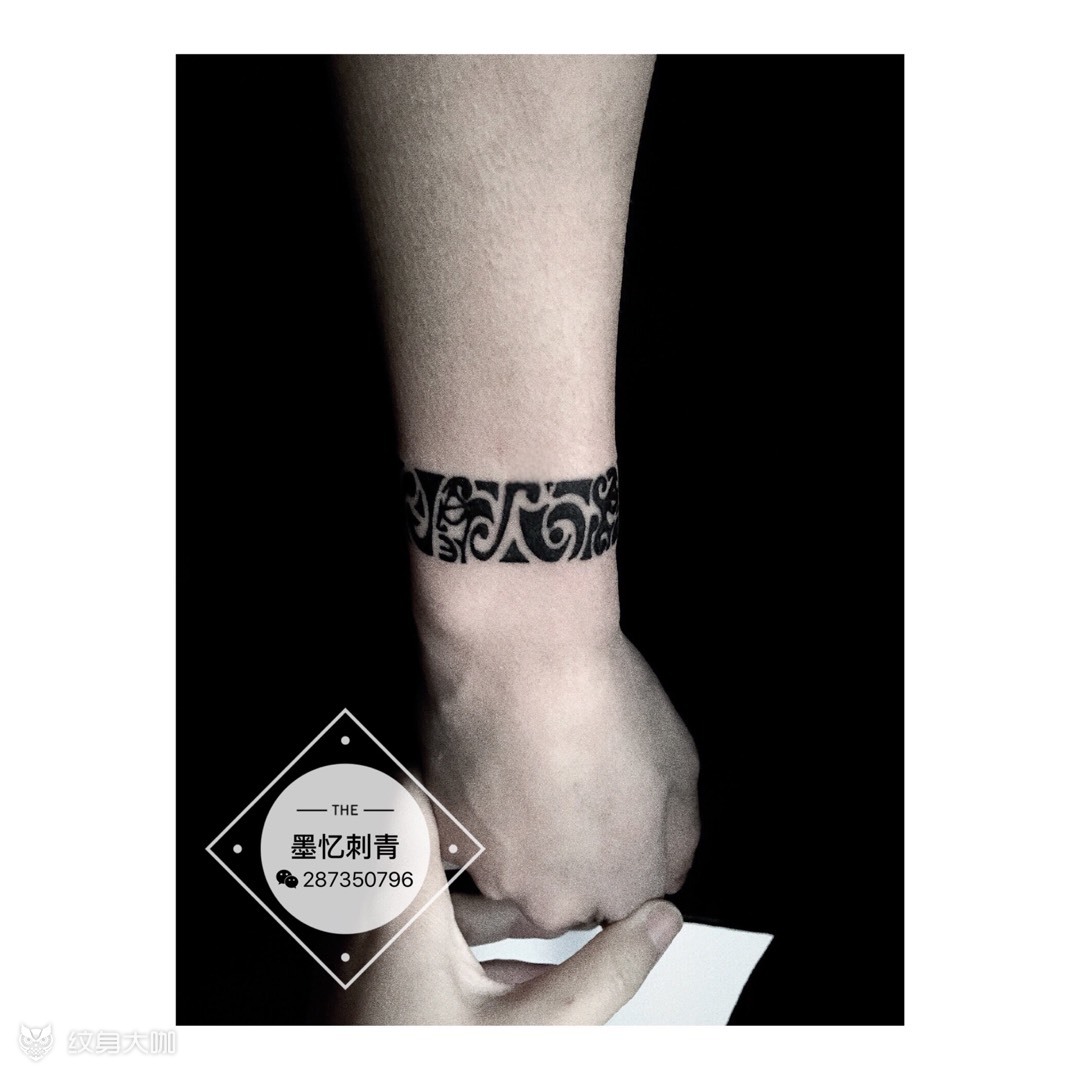 图腾手环_纹身图案手稿图片_墨忆的纹身作品集