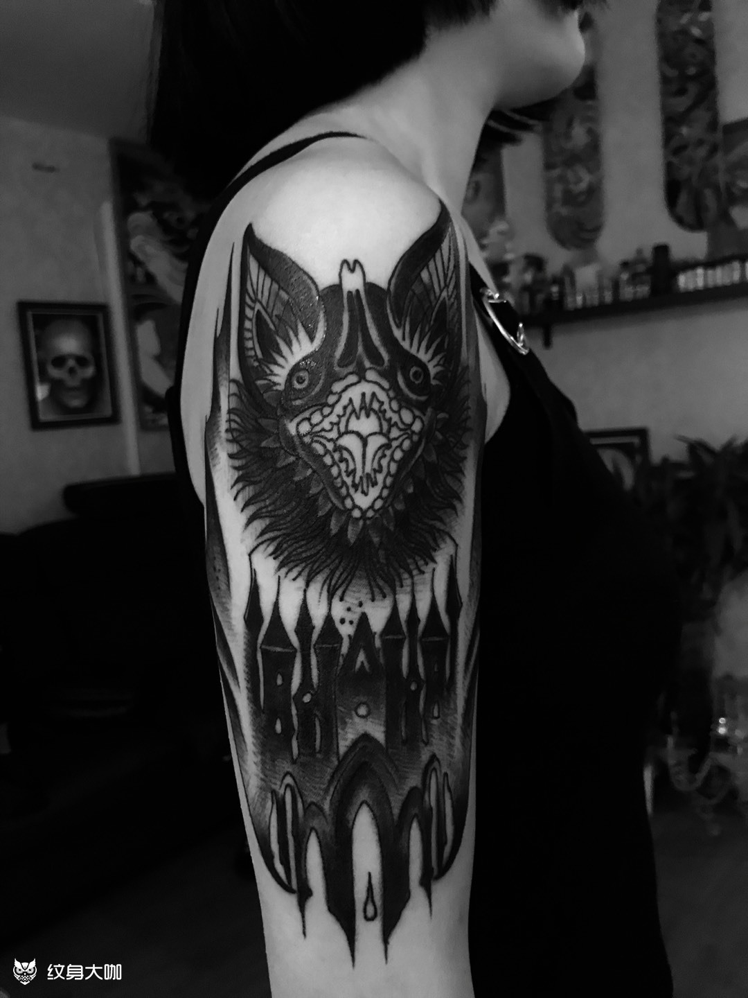 德古拉_纹身图案手稿图片_雕源 niu 牛小呆的纹身作品集