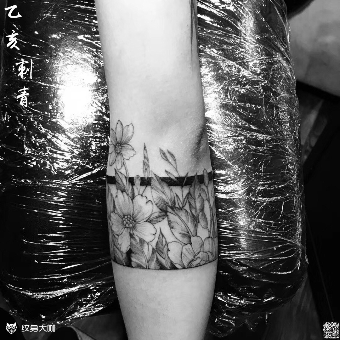 手环_纹身图案手稿图片_wendy的纹身作品集