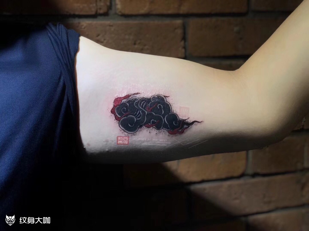 祥云_纹身图案手稿图片_大树 的纹身作品集
