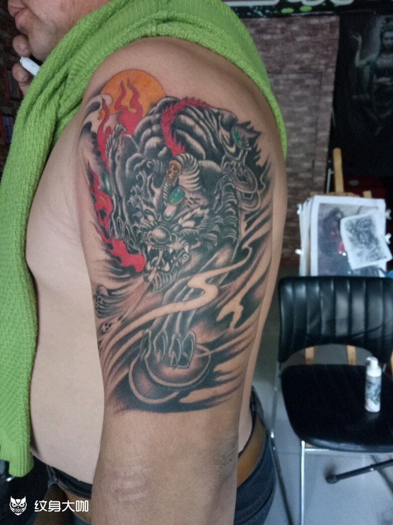 谛听_纹身图案手稿图片_赵文东的纹身作品集