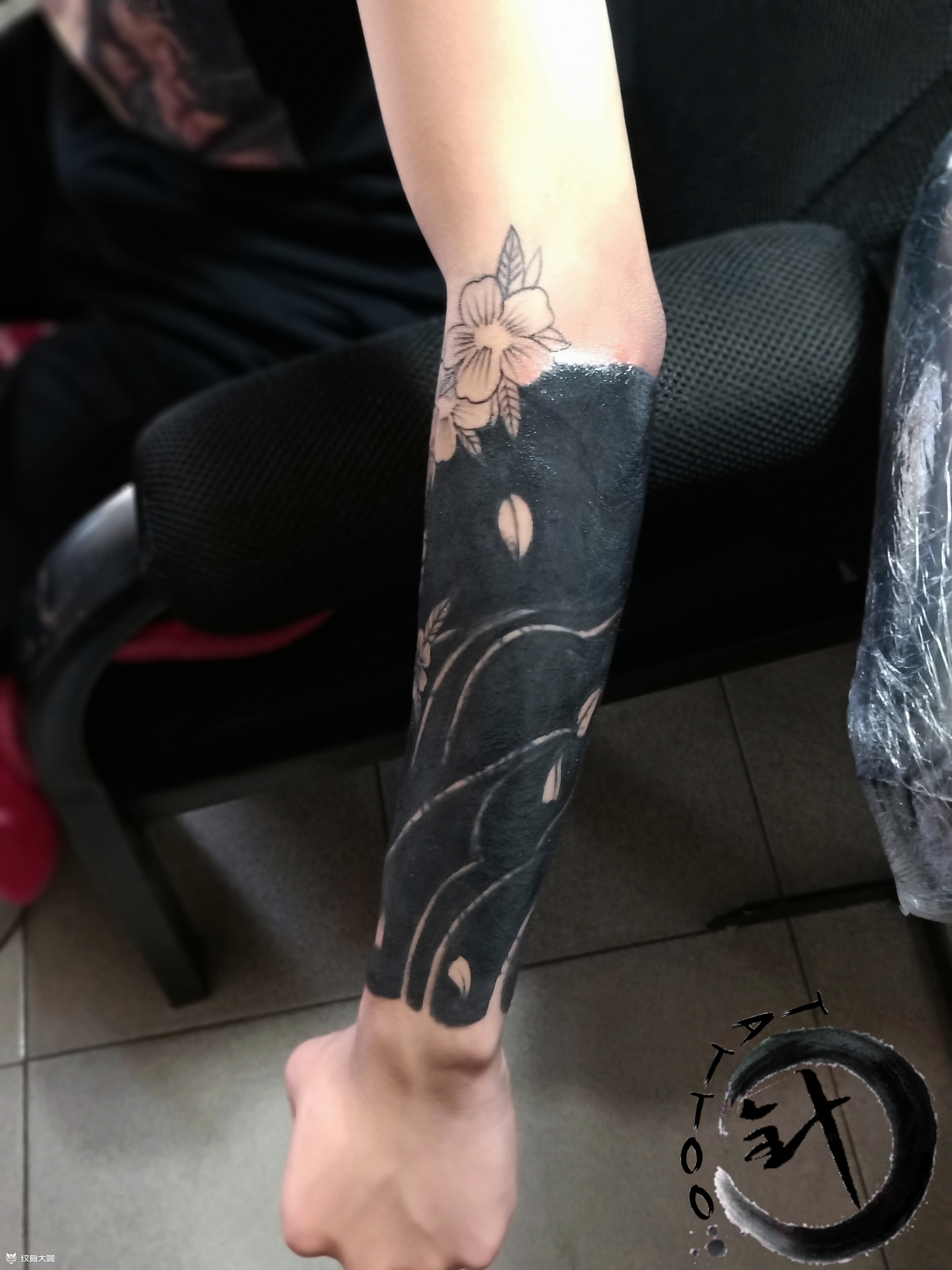 刷黑遮盖_纹身图案手稿图片_呵呵的纹身作品集