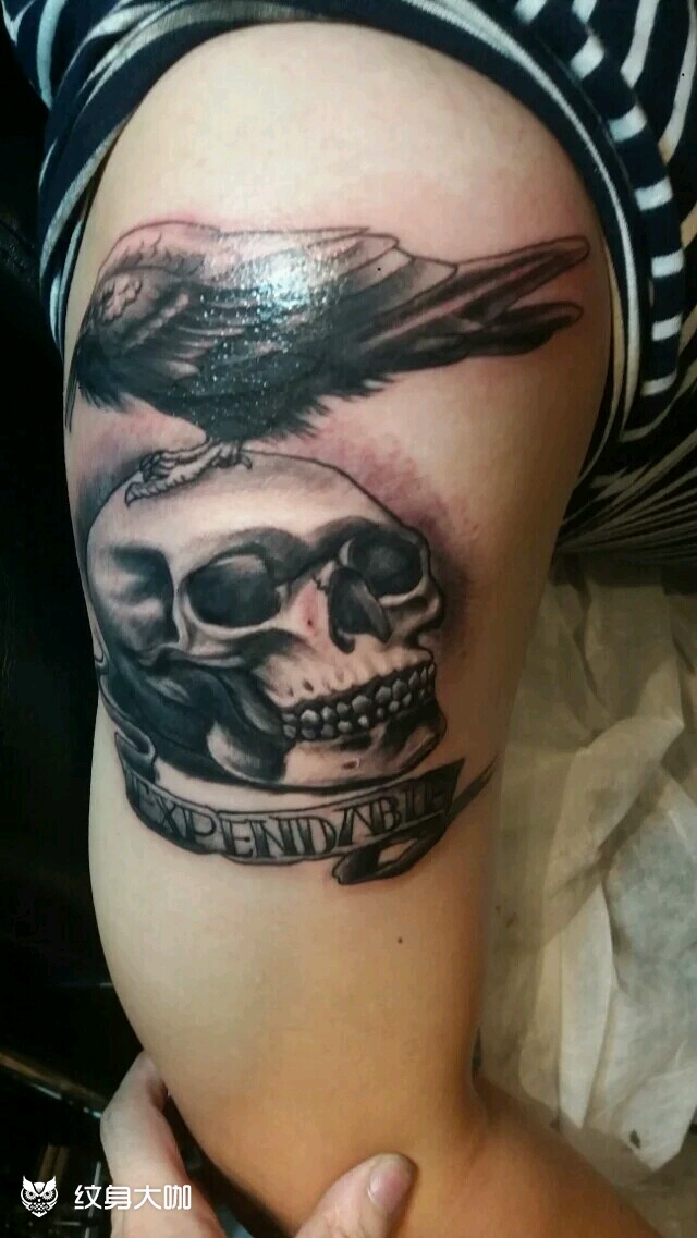 敢死队_纹身图案手稿图片_康培民的纹身作品集