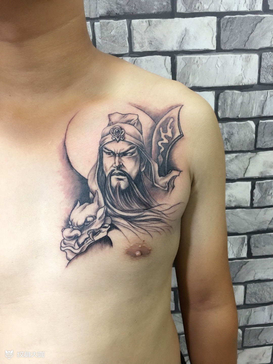 关公_纹身图案手稿图片_针艺的纹身作品集