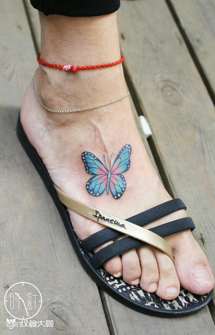 脚背蝴蝶