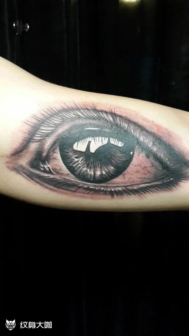 写实眼睛98_纹身图案手稿图片_流云的纹身作品集