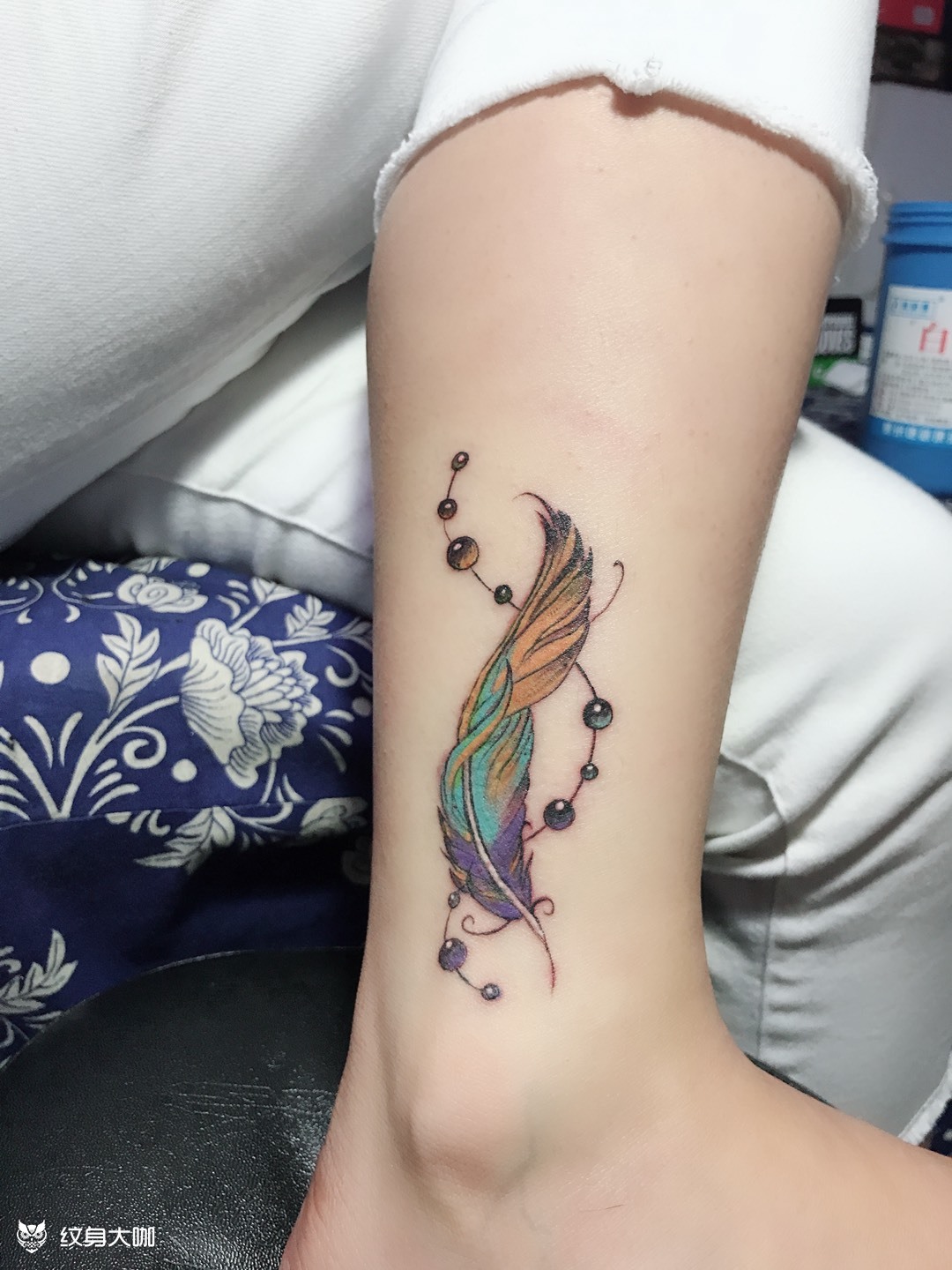 羽毛_纹身图案手稿图片_任刺客的纹身作品集