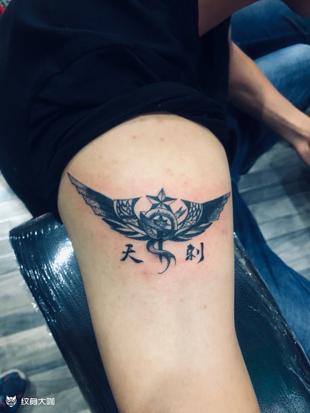 天刺_纹身图案手稿图片_龙门飞甲的纹身作品集