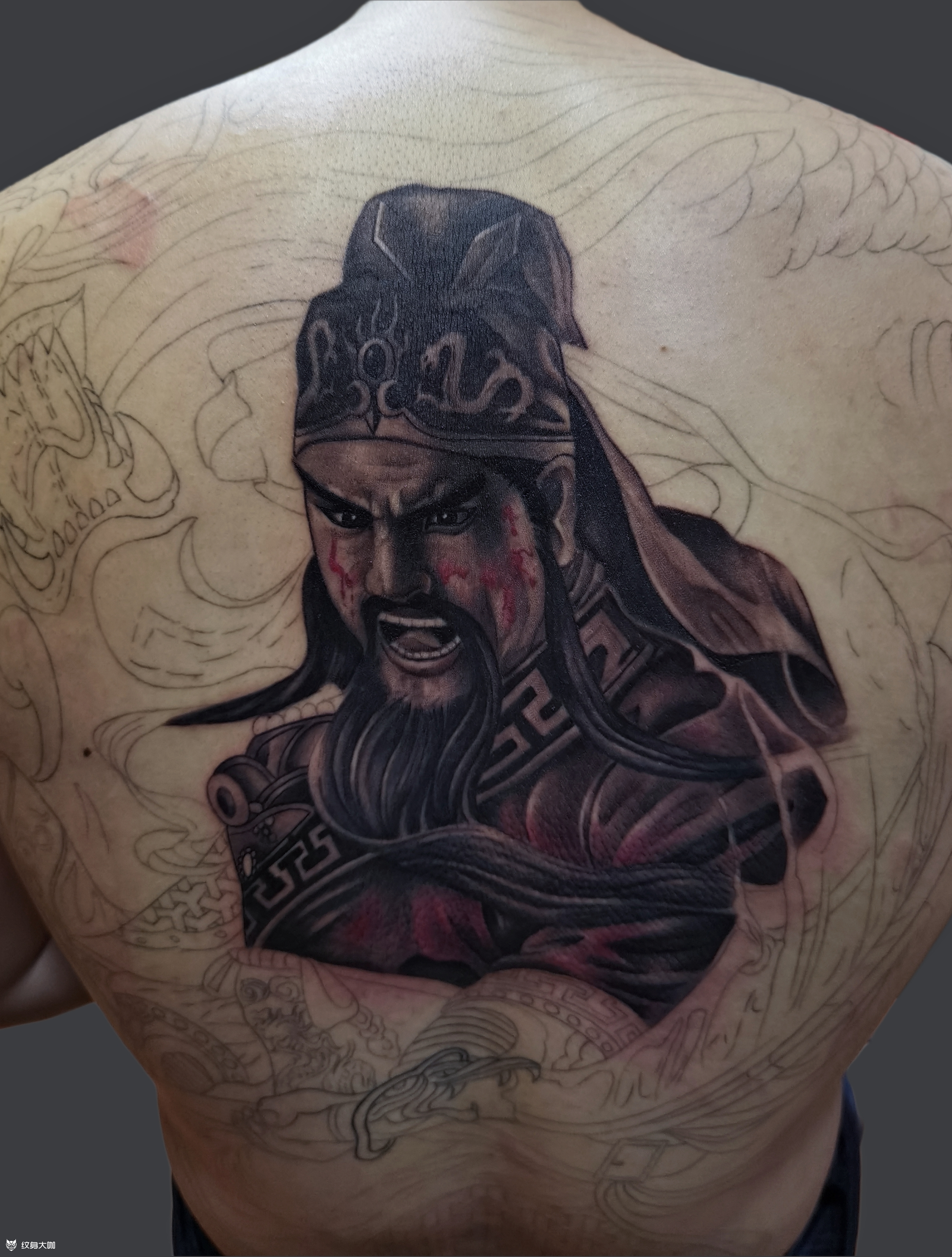 关公进度_纹身吧社区 - 纹身大咖