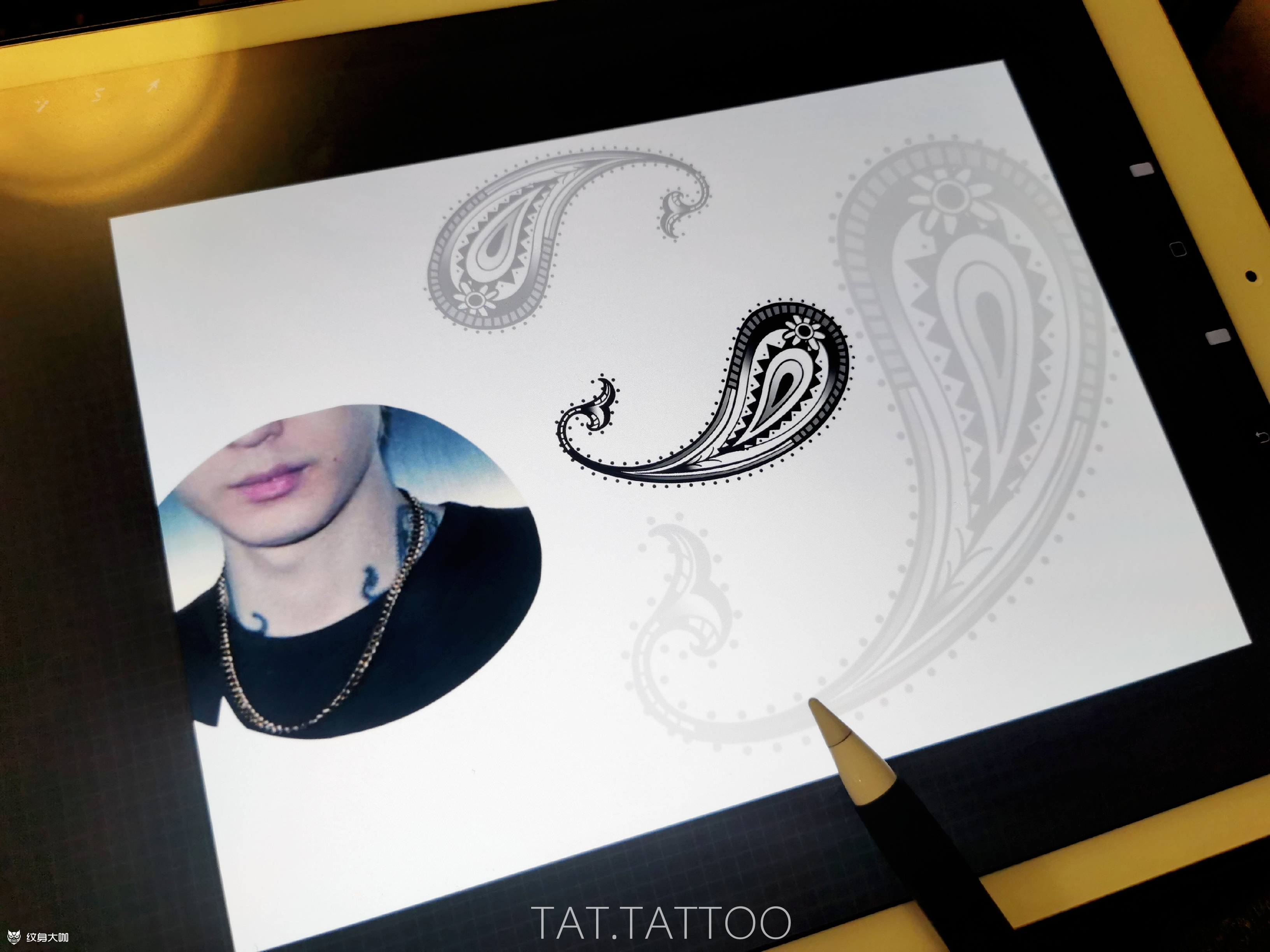 腰果花tattoo_纹身图案手稿图片_tat—如彦的纹身作品集