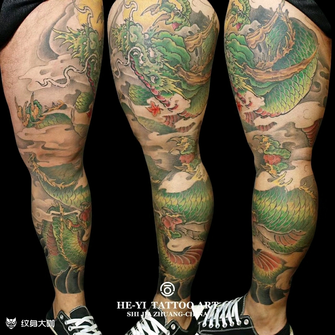 龙腾九霄龙是纹身中常用的题材_纹身吧社区 - 纹身大咖