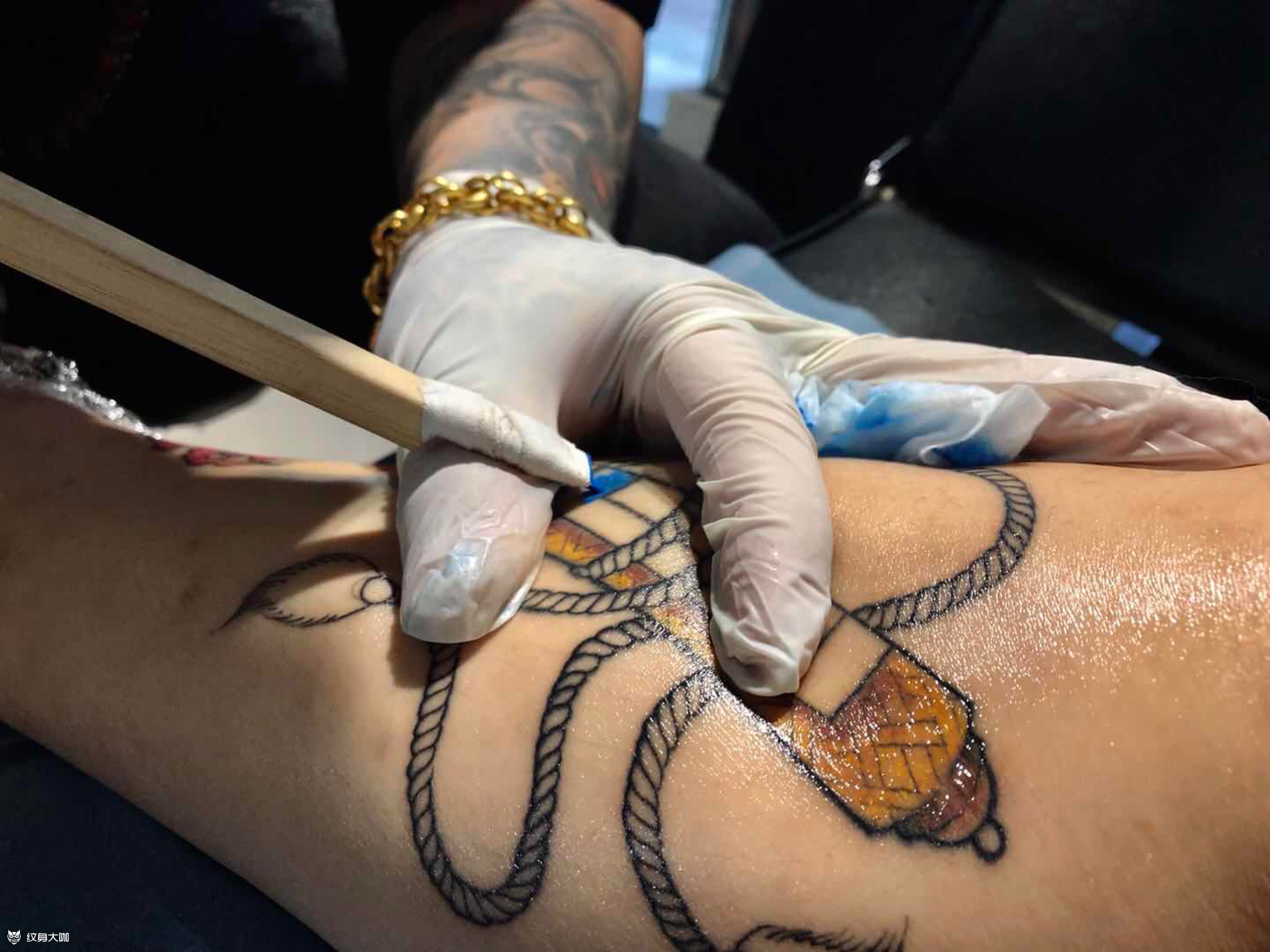 手针_纹身图案手稿图片_王磊的纹身作品集