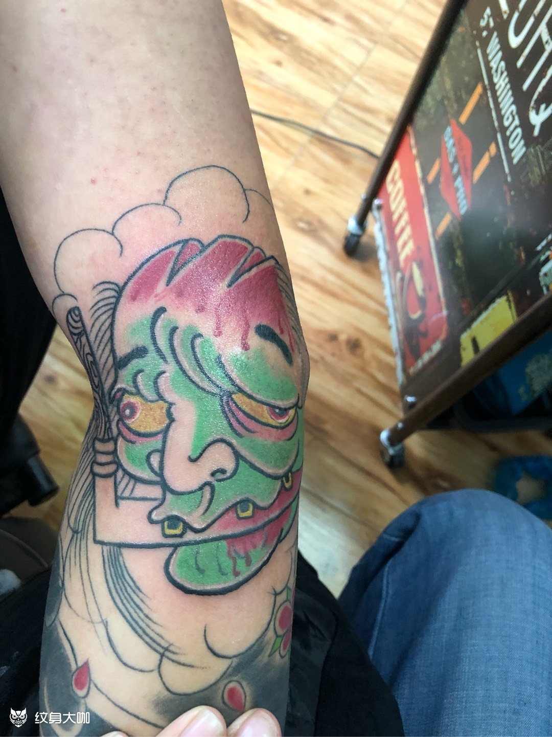 鬼首_纹身图案手稿图片_高诚的纹身作品集